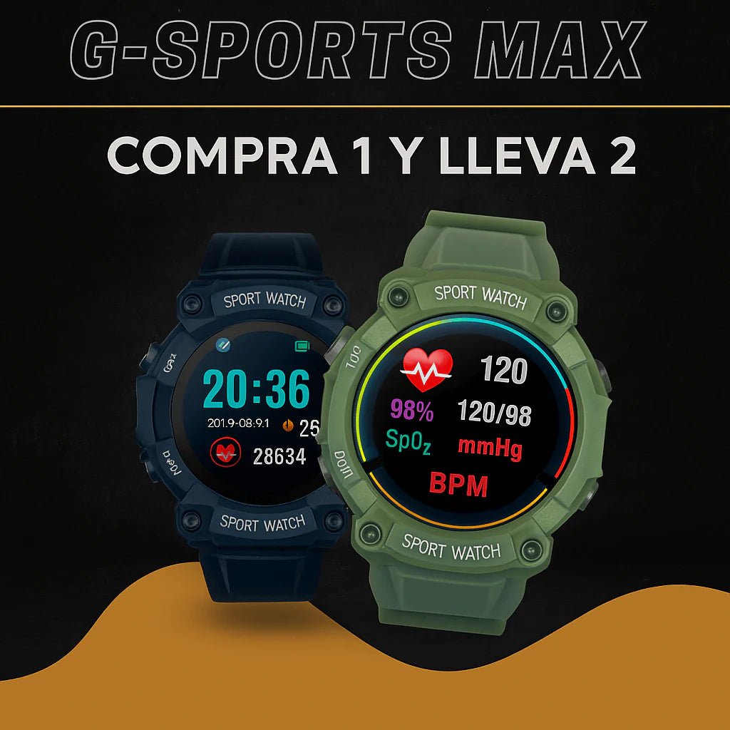 Reloj Inteligente indestructible G-SportsMax® - ¡COMPRA 1 Y LLÉVATE 2 SOLO HOY! 🔥